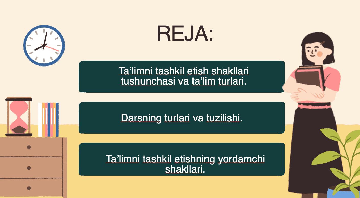 Dars -o'qitishning asosiy shakli sifatida 2