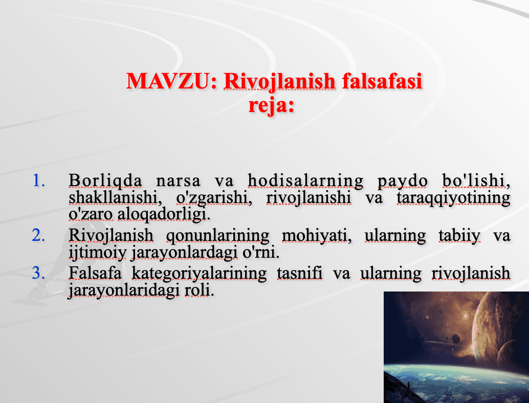 rivojlanish falsafasi 2