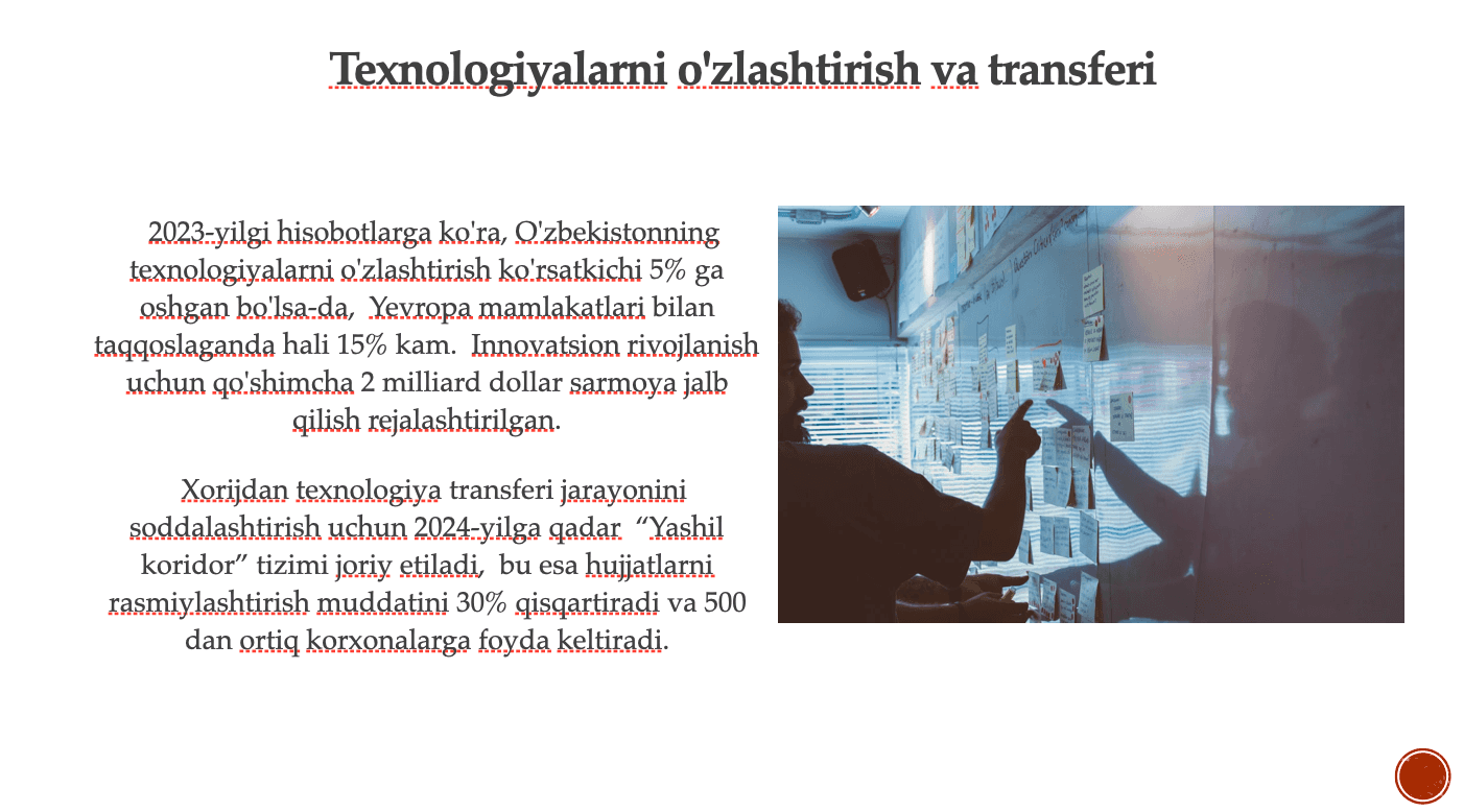 Iqtisodiyotni innovatsion rivojlantirish strategiyasi 4