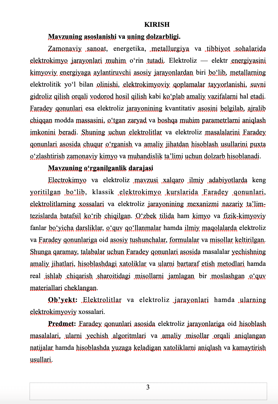 “Elektrolitlar va elektrolizga oid masalalar yechish (Faradey qonunlari asosida)” 3