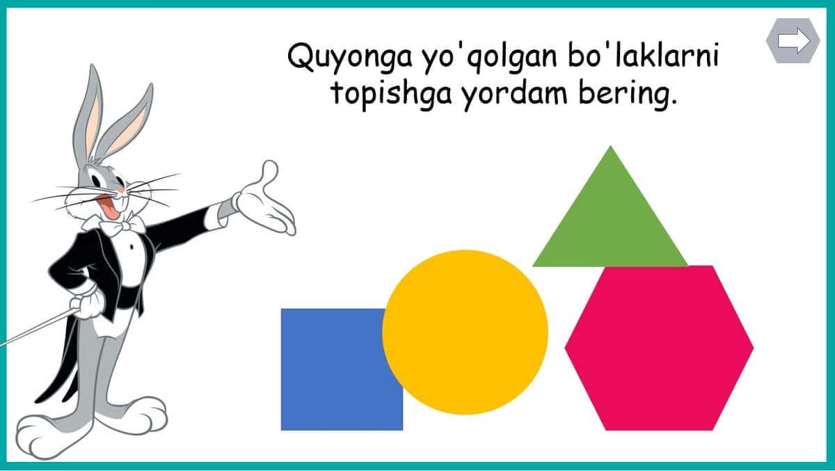 Bolalar uchun "Aqlli shakllar" – Interaktiv Mantiqiy O'yin (PowerPoint) 1