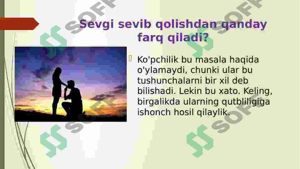 Sevgi va muhabbat 3