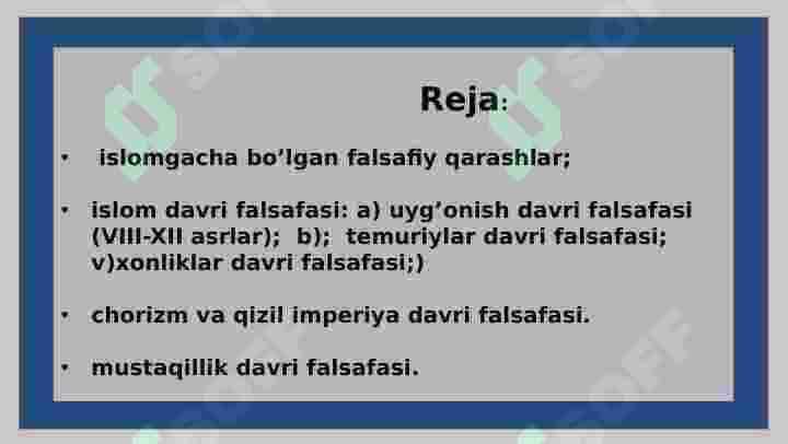 Sharq falsafasi 2