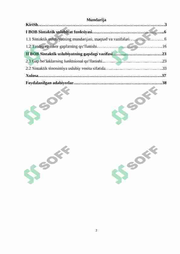 Sintaktik uslubiyat 2