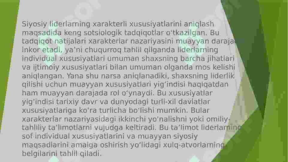 Siyosiy lider 5