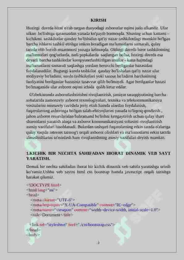 AspNet texnologiyasi yordamida Super Market tizimini boshqarish 3