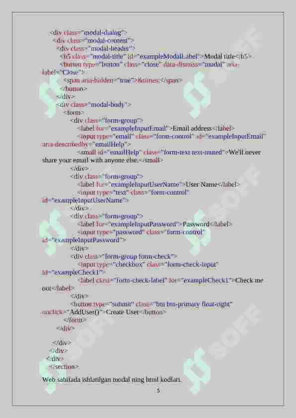 AspNet texnologiyasi yordamida Super Market tizimini boshqarish 5