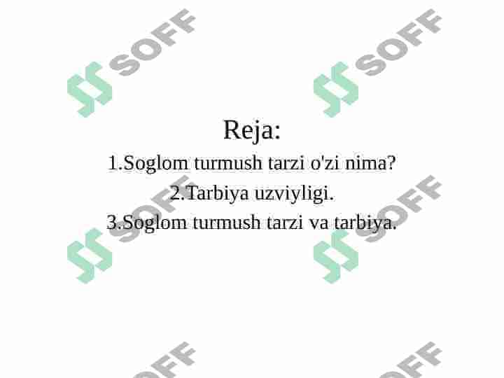 Sog'lom turmush tarzini qaror toptirishda tarbiya shakllarining uzviyligi, estetik tarbiyaning turlari va yo'nalishlari 2