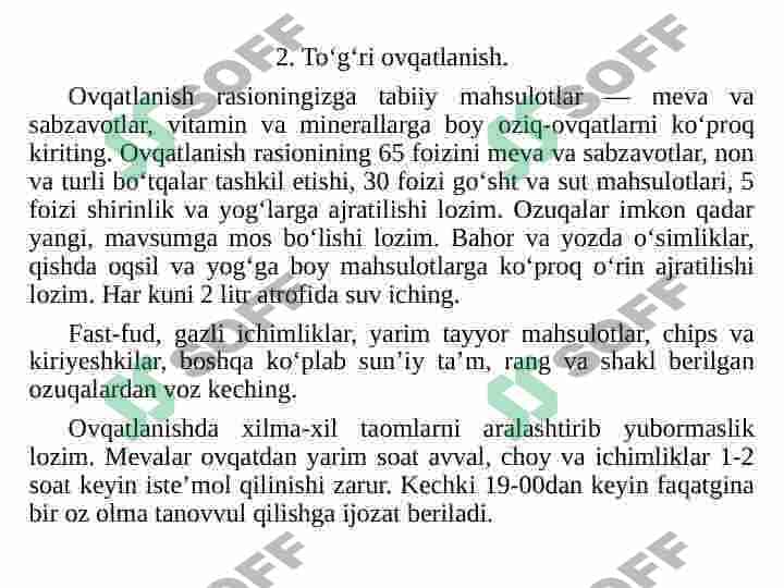 Sog'lom turmush tarzini qaror toptirishda tarbiya shakllarining uzviyligi, estetik tarbiyaning turlari va yo'nalishlari 4