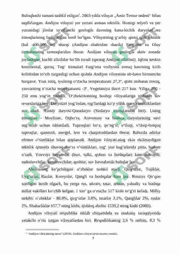 Andijon Viloyati.Shahrihon tumani hokimligining tashkil topish tarixi 7