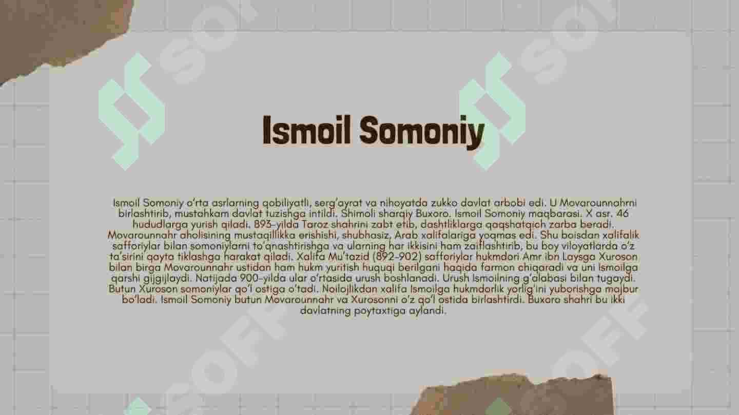 Somoniylar davlati 3
