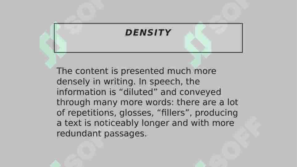 Spoken Discourse 4