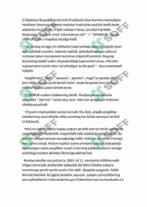 Sport mavzusidagi yangiliklar 6