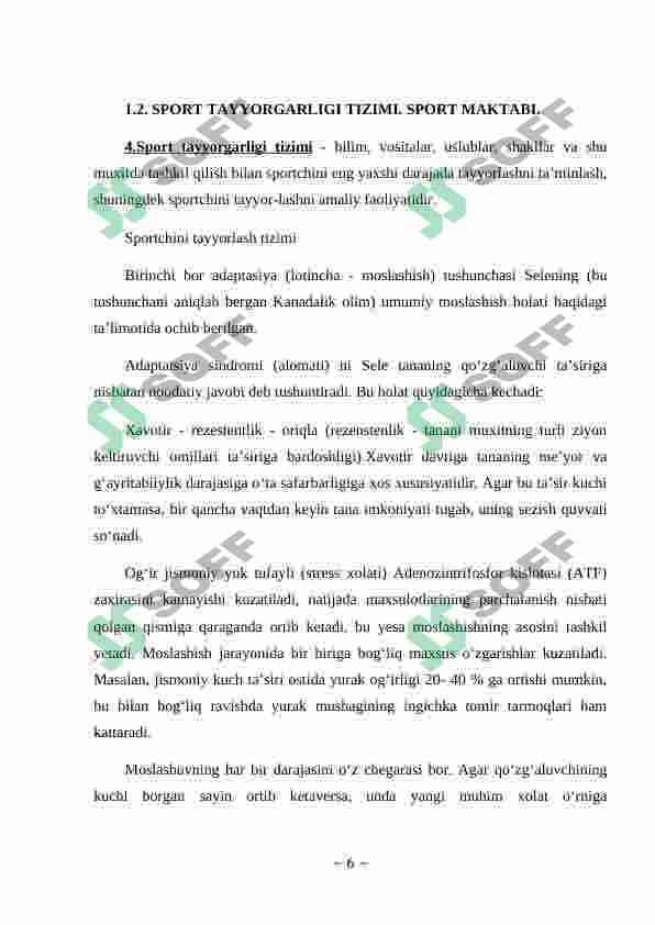 Jismoniy sifatlarni (kuch, tezkorlik, chaqqonlik, egiluvchanlik, chidamlilik) tarbiyalash uslubiyati 6