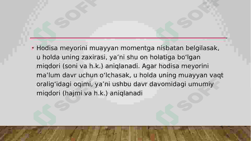 Rivojlanish qonuniyatlarini oʻrganishda dinamika qatorlari ahamiyati. 5
