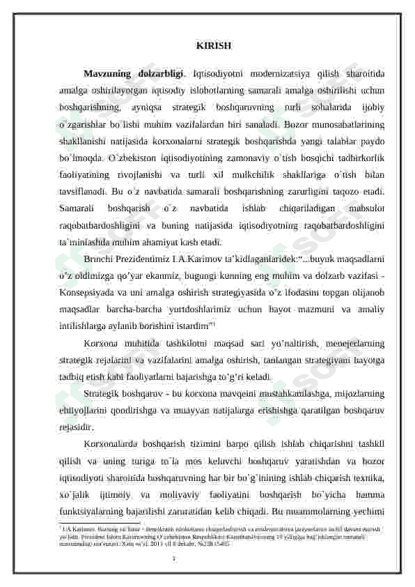 Strategiya yaratishning vazifalari 3