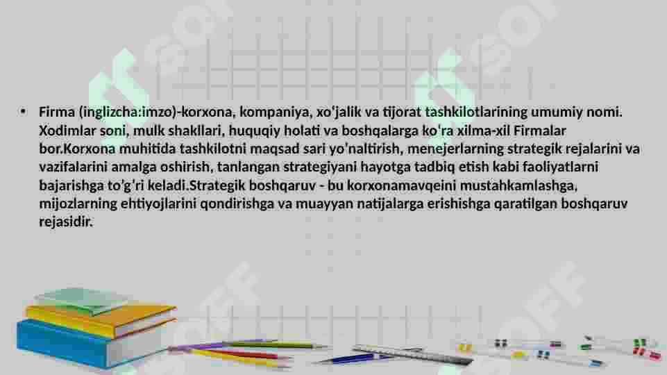 Iqtisodiyotni modernizatsiya qilish sharoitida korxonalarni strategik boshqarish omillari 3