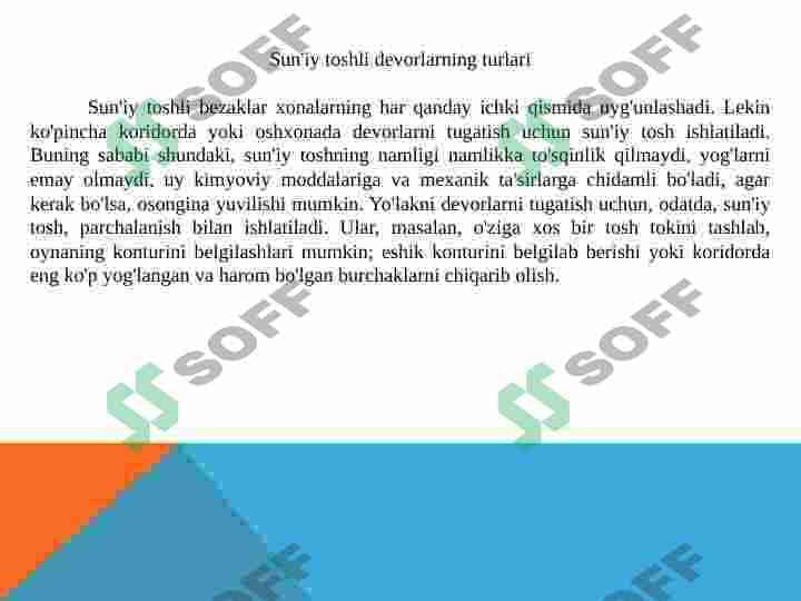 Sun’iy pardozbop toshlar 4