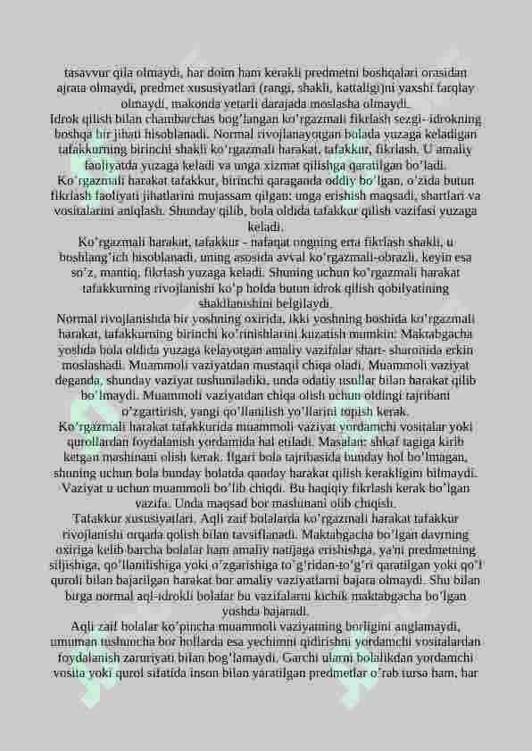 Aqli zaif oʻquvchilarning xissiy-irodaviy xususiyatlari 8