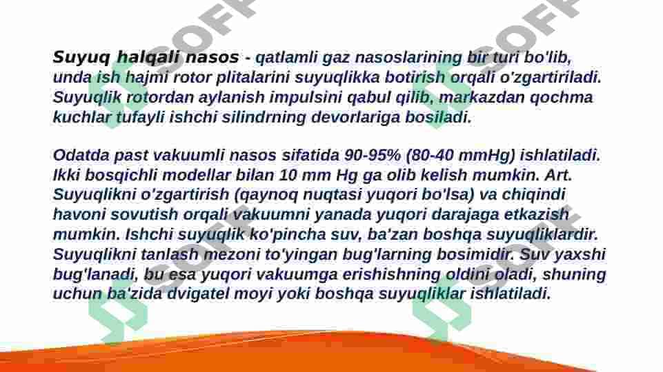 Suv halqali nasoslar 2