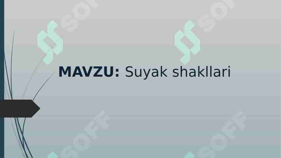 Suyak shakllari