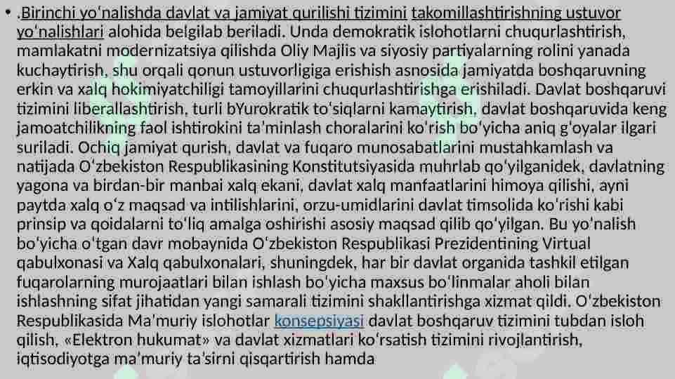 Yangi O‘zbekistonda amalga oshirilayotgan islohotlar va ularning jamiyatimizdagi ahamiyati 3