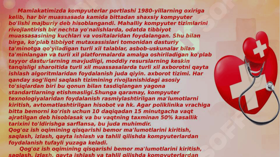 "Bemor" Axborot tizimidan foydalanish. 3