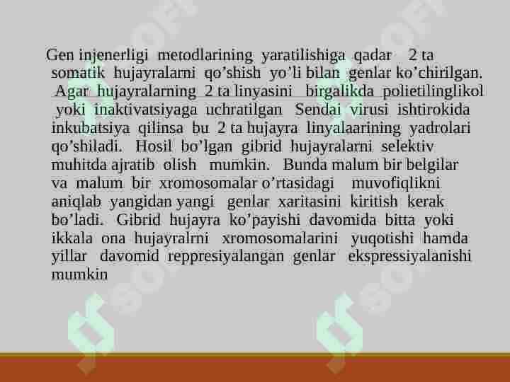 TRANSGEN HAYVON OLISH 2
