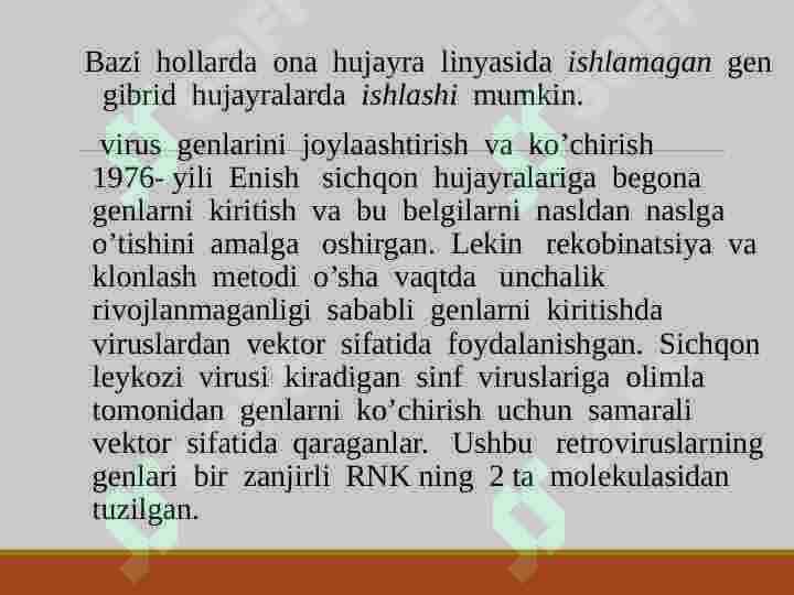 TRANSGEN HAYVON OLISH 3