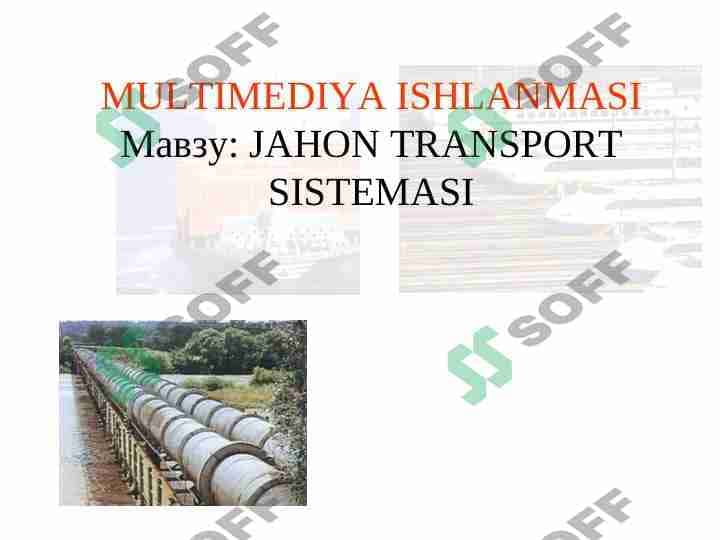 JAHON TRANSPORT SISTEMASI