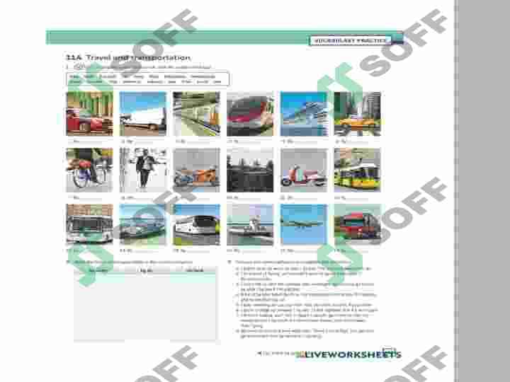 Travel and transportation 2