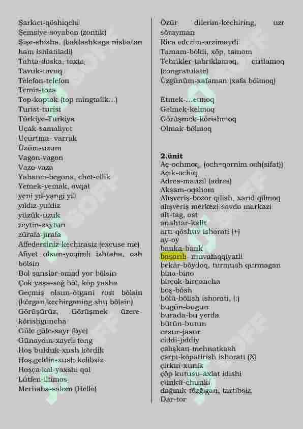 Turk tilidan A1-C1 to`liq lug`at 4