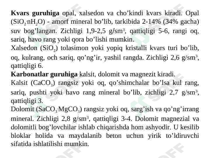 Tabiiy tosh materiallar 8