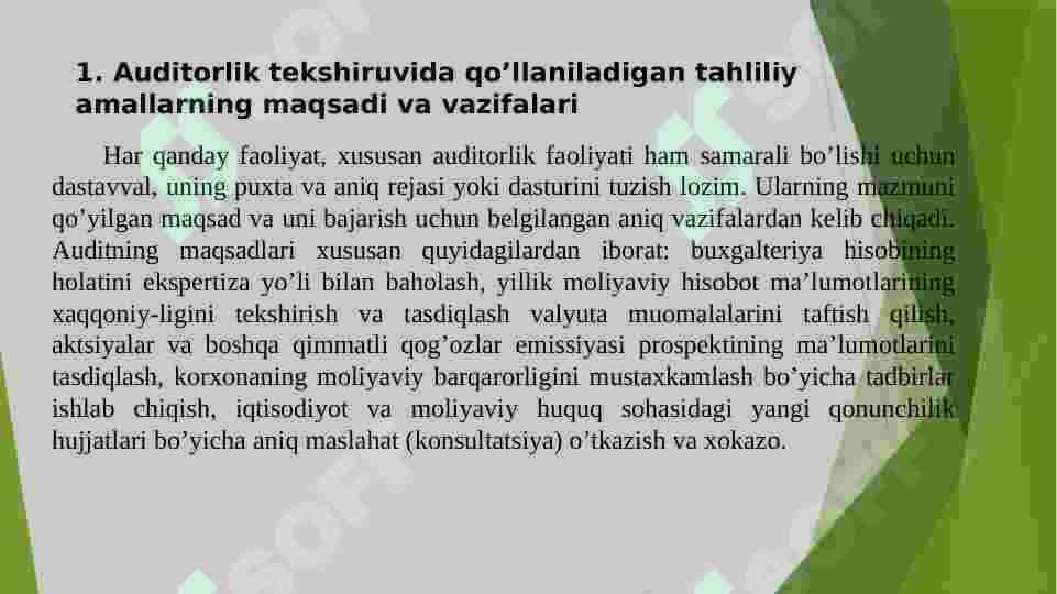 Tahliliy amallar 3