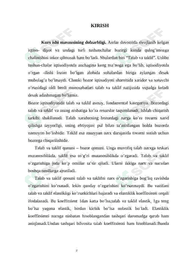 Talab va Taklif nazariyasi 3