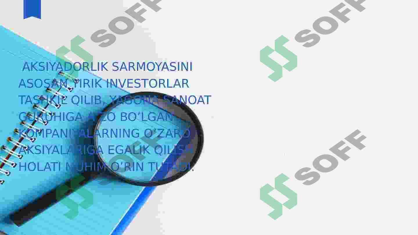 Aksiyadorlik jamiyatining tashkiliy iqtisodiy asoslari 7