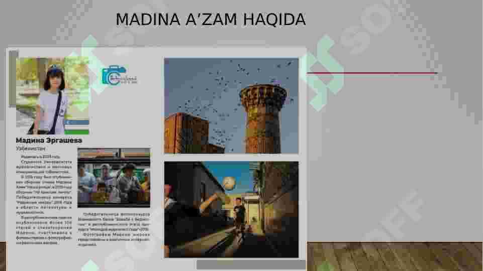 Madina Aʼzam fotojurnalistikasi 3
