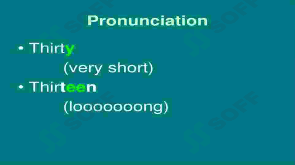 Numbers in English 4