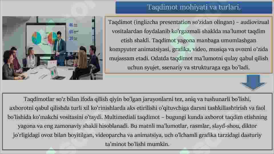 Taqdimotlarni ishlab chiqishning zamonaviy vositalari 3