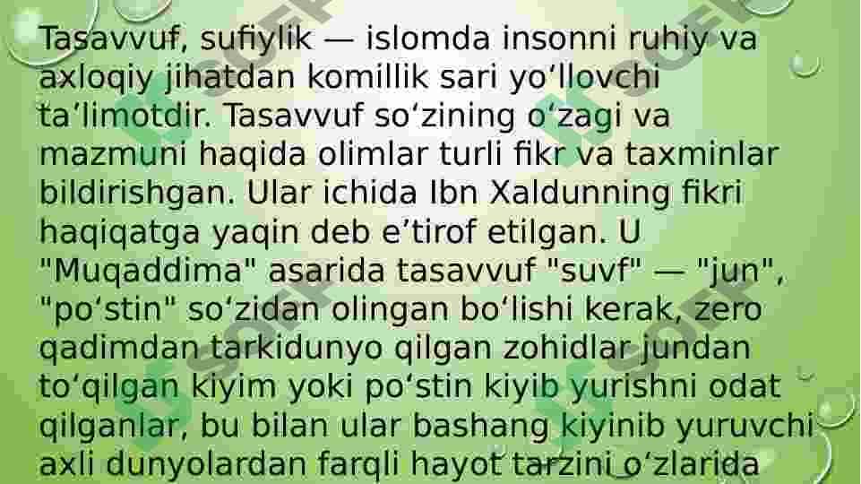 Tasavvuf tariqatlari 2