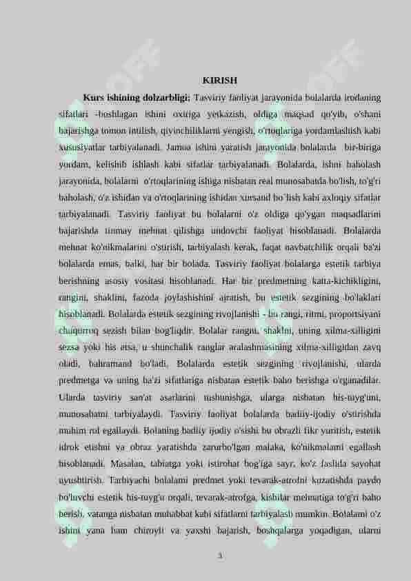 Maktabgacha yoshdagi bolalarni har tomonlama rivojlantirishda tasviriy faoliyat turlari va uning ahamiyati 3