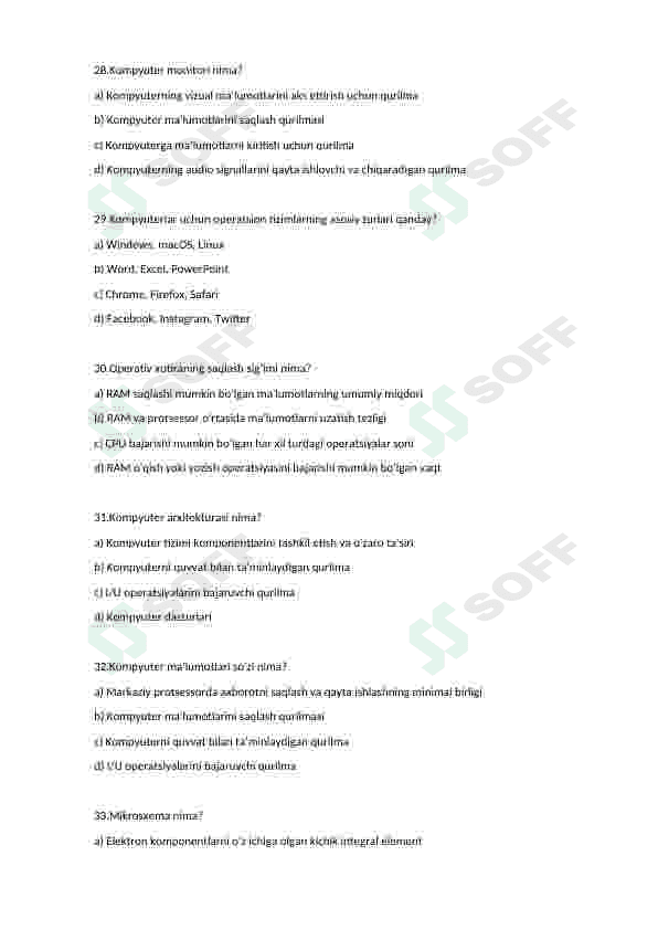 KOMPYUTER TASHKIL ETILISHI BUYICHA 6