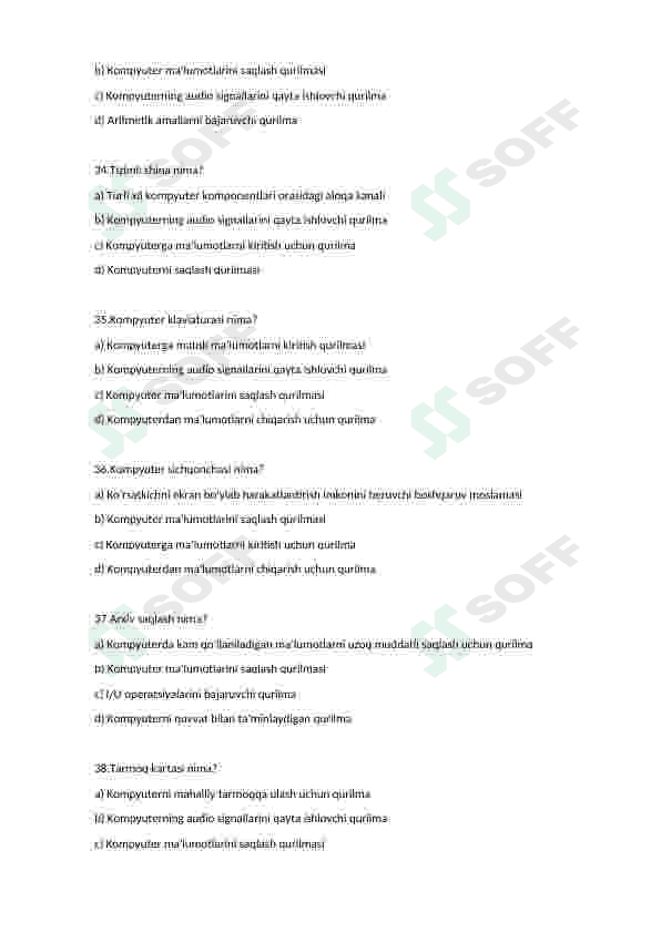 KOMPYUTER TASHKIL ETILISHI BUYICHA 7