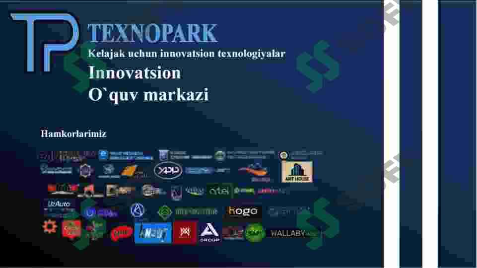 Texnopark "Oquv markazi" 2