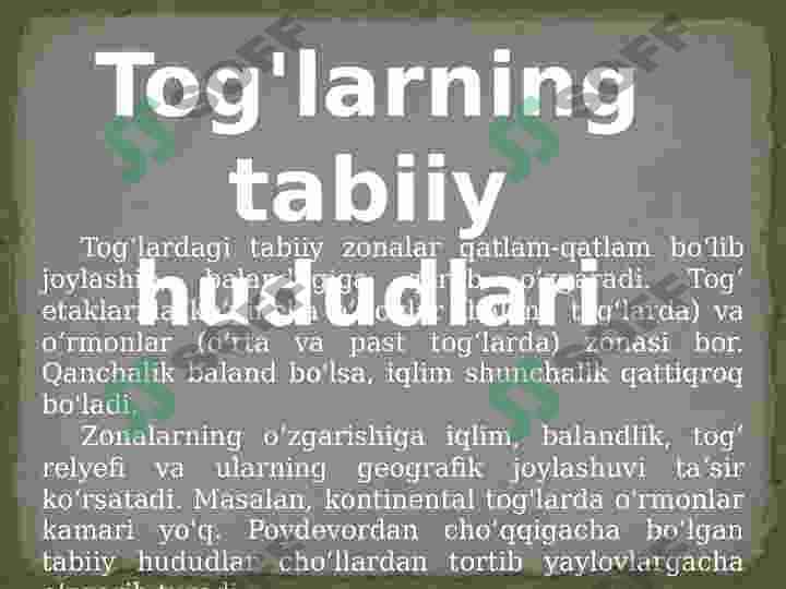 Tog'lar 4
