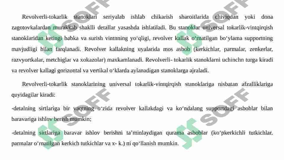 Tokarlik revolver stanoklari 2