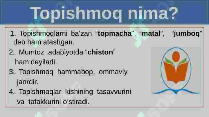 Topishmoqlar 2