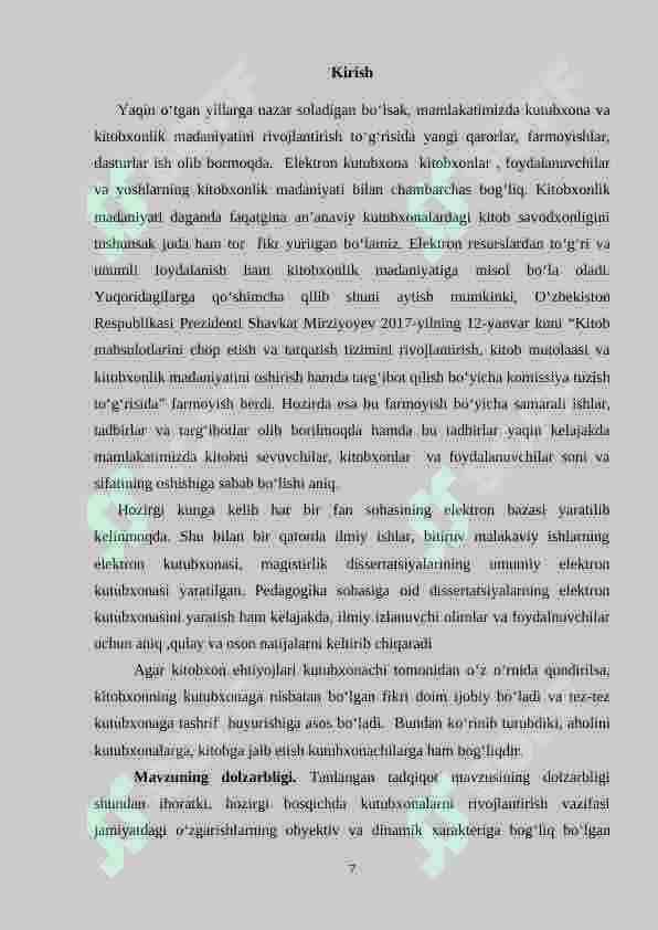 Samarqand viloyati Oqdaryo tumani 24-maktab kutubxonasining elektron bazasini yaratish 7