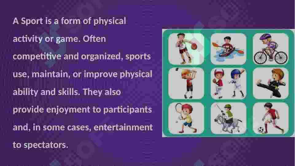 Types of sport 2