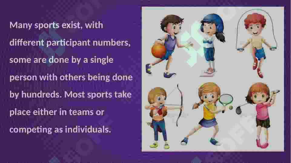 Types of sport 3
